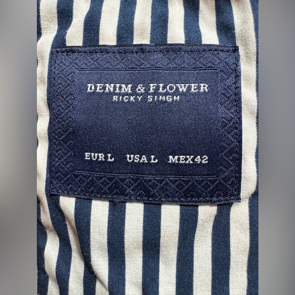 Denim and Flower Ricky Singh Hawaiian Print Shirt - Picture 6 of 10